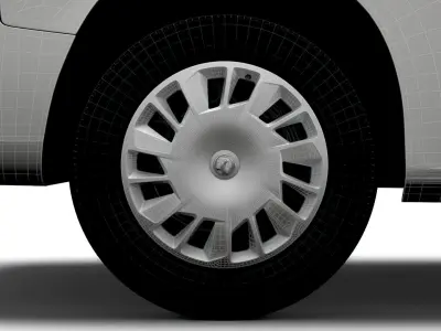 Vauxhall Combo Sportive 2020 wheel 3D model