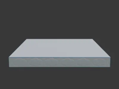 Modern Bed Free Free 3D model