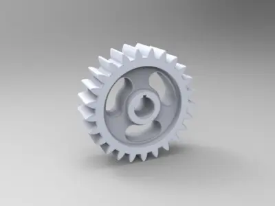 Gears gear Low-poly 3D model