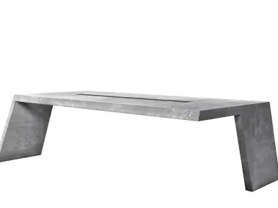 Zed Bold Dining Table 3D model