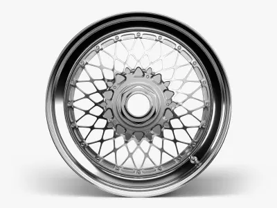 BBS E55 Wheel 3D model