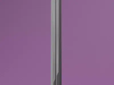 Longsword sword Low-poly 3D model