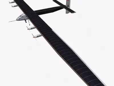 Solar Impulse-II 3D model