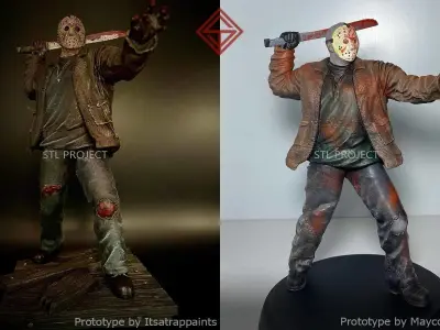 Jason friday person action figure 3D print model