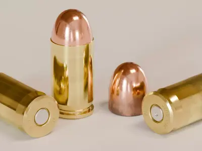 380 ACP 380 Auto Bullet Cartridge 3D model
