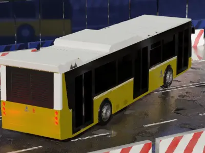 IETT BMC PROCITY BUS 3D model