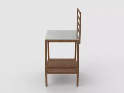 Kitchen Unit Low-poly 3D model