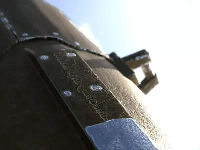 Little Boy Atomic Bomb Low-poly 3D model