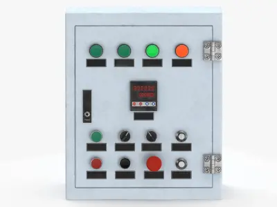Control Stations Panels 3D model