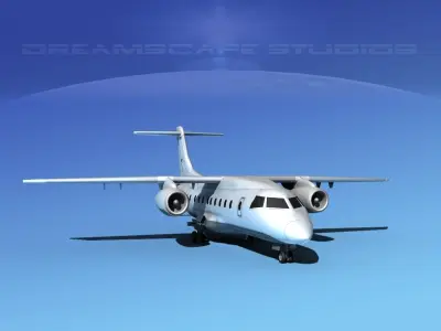 Dornier 328Jet Unmarked 1 3D model