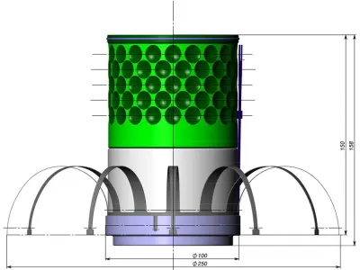 HB876 British landmine area denial submunition 3D model