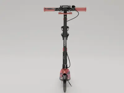 Electronic Bike Low-poly 3D model