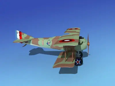 SPAD VII 3D model