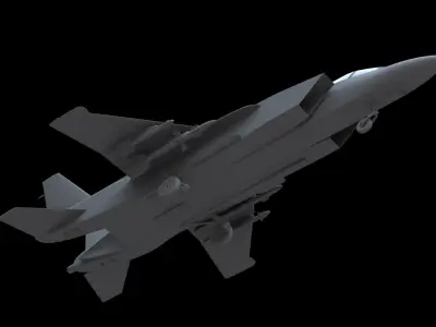 Yakovlev Yak-141 Free low-poly 3D model