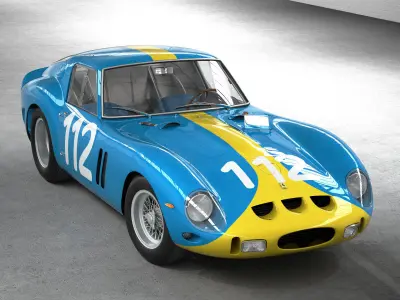 Ferrari 250 GTO - 3445GT - No Engine 3D model