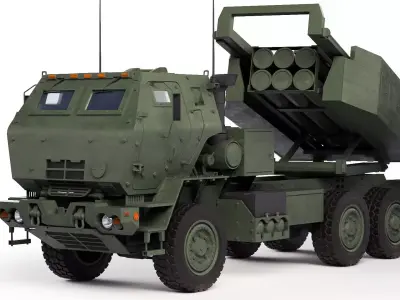 MLRS M142 HIMARS 2006 3D model