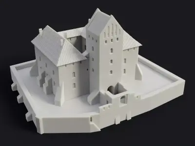 Medieval Castle of Trakai 3D print model