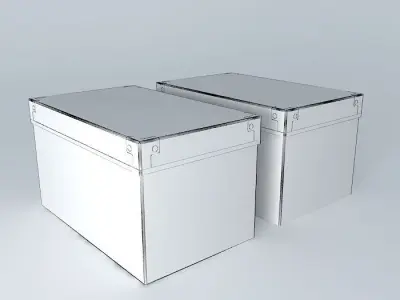 KASSETT boxes Free 3D model