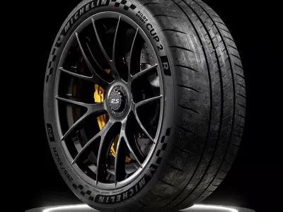 MICHELIN Pilot Sport Cup 2 R V3 265 35 ZR20 99Y 3D model
