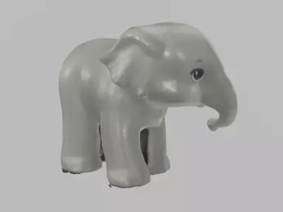Elephant toy 3D print model