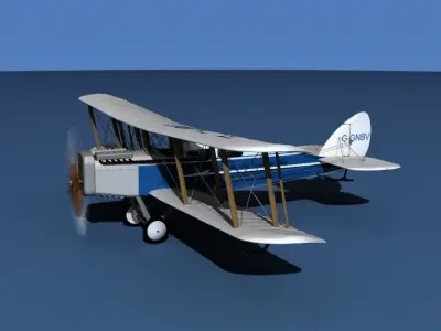 Airco DH-4 Everette Air Transport 3D model
