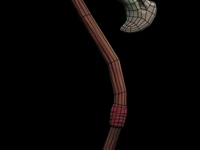 Stylized  Scepter  Low-poly 3D model