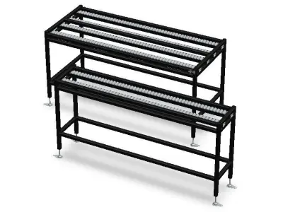 Wheel Conveyor 3D model