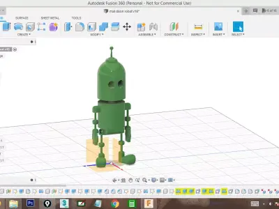 matt dixon style robot 3D model