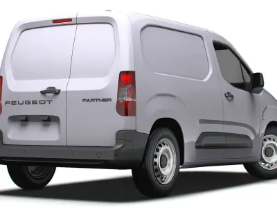 Peugeot Partner SWB 2024 3D model