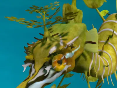 Leafy sea dragon 3D model