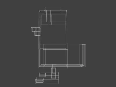 MineCraft Hen Free low-poly 3D model