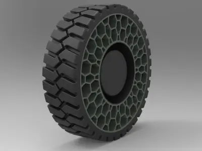 Twheel for Hammer H1 3D model