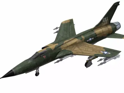 AirCraft 07 - fighter 3D model