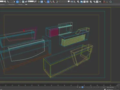 RECEPTIONS 3DS MAX 2015 5 MODEL 3D model