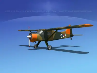 Dehaviland DH-2 Beaver RDAF 3D model