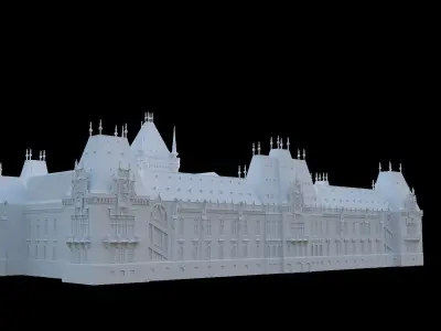 Palatul Culturii Iasi 3D model