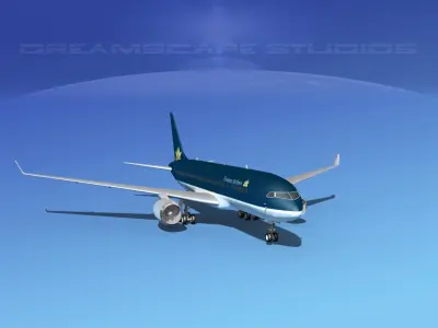 Boeing 787-8 Vietnam Airlines 3D model