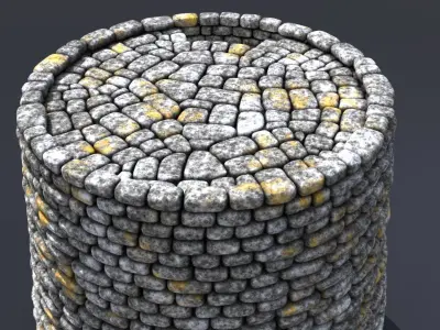 Nuraghe old stone tower Free 3D model
