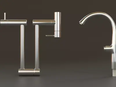Faucets Free low-poly 3D model