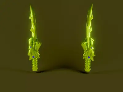 SWORD OF FIRE 3D model