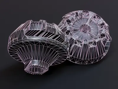 Strike Industries Cookie Cutter Muzzle Brake Low-poly 3D model