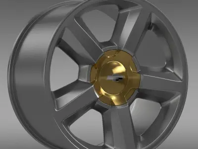 Chevrolet Suburban  LTZ 2007 rim 3D model