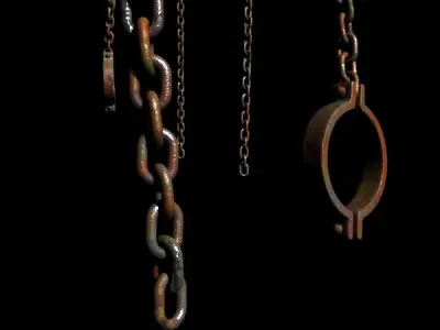 Animated Chain 3D model