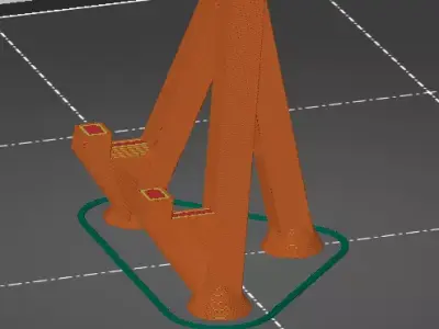 Coin holder stand 2022 without supports 3D print model