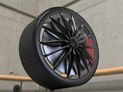 Car tire Free 3D model