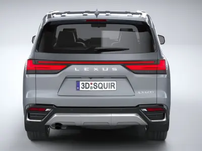 Lexus LX 600 2022 3D model purchase