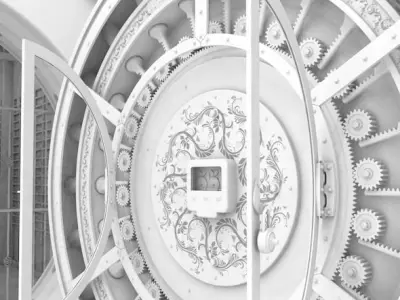 Detailed Bank Safe Low-poly 3D model