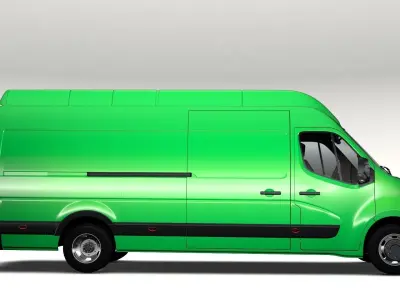 Vauxhall Movano L4H3 Van 2016 3D model