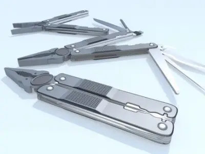 Universal Tool Low-poly 3D model