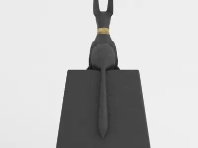 Anubis Shrine Stone 3D model